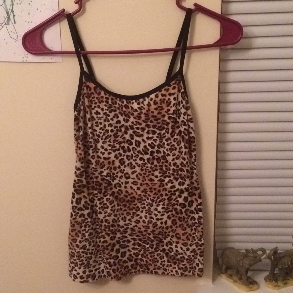 Cheetah print cami